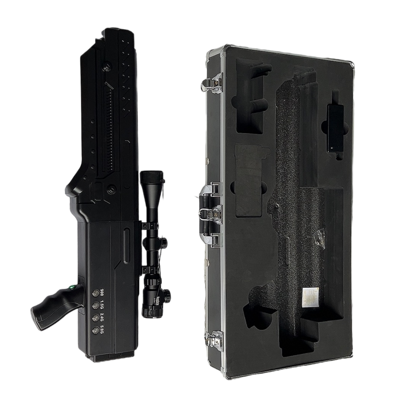  白塔手持便携式枪型低空防御反制四通道A型